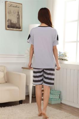 【BD193-204#廠家直銷 新款情侶時尚短袖 針織棉睡衣套裝 睡衣批發】價格,廠家,圖片,家居服、睡衣、浴袍,深圳公主琴服飾-